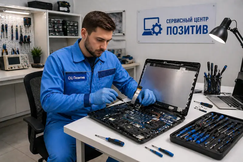 Замена шлейфа матрицы ноутбука в Чапаевске