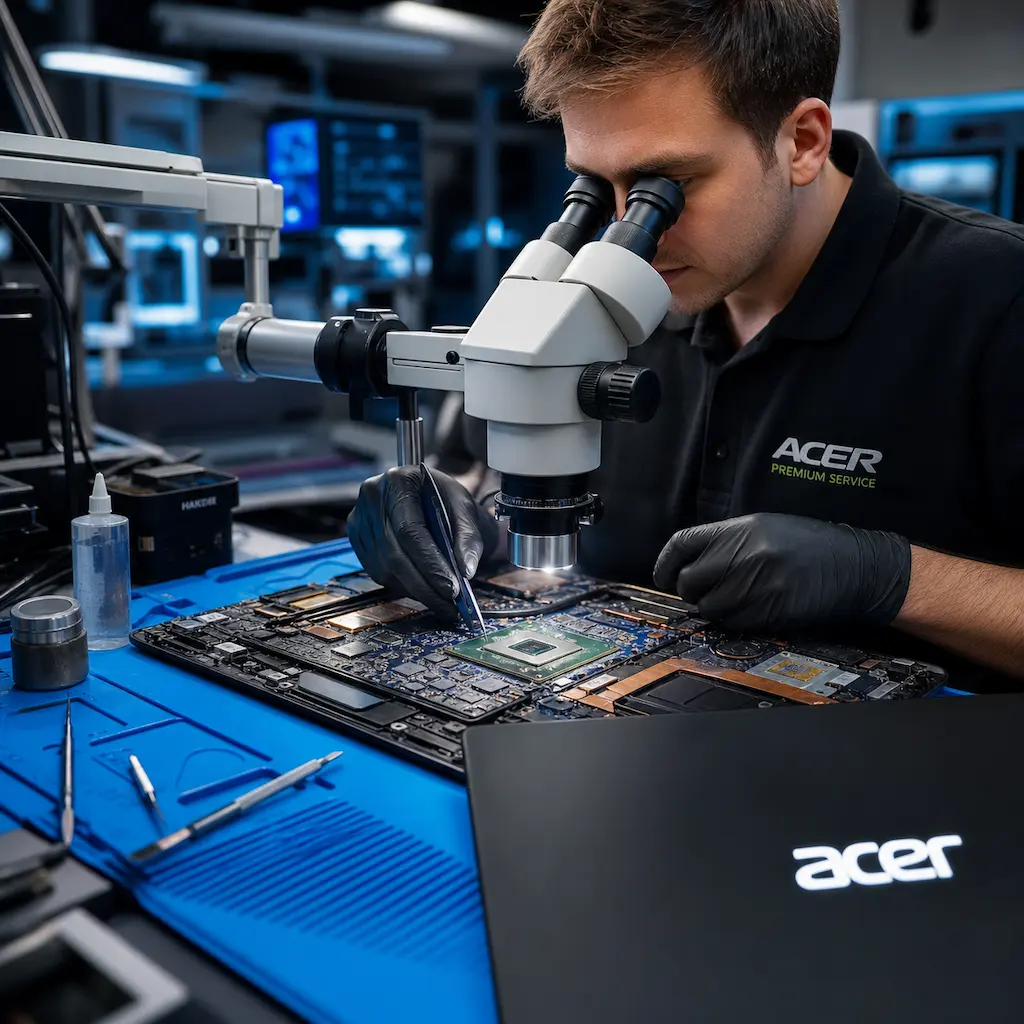 Замена видеокарты ноутбука Acer в Чапаевске