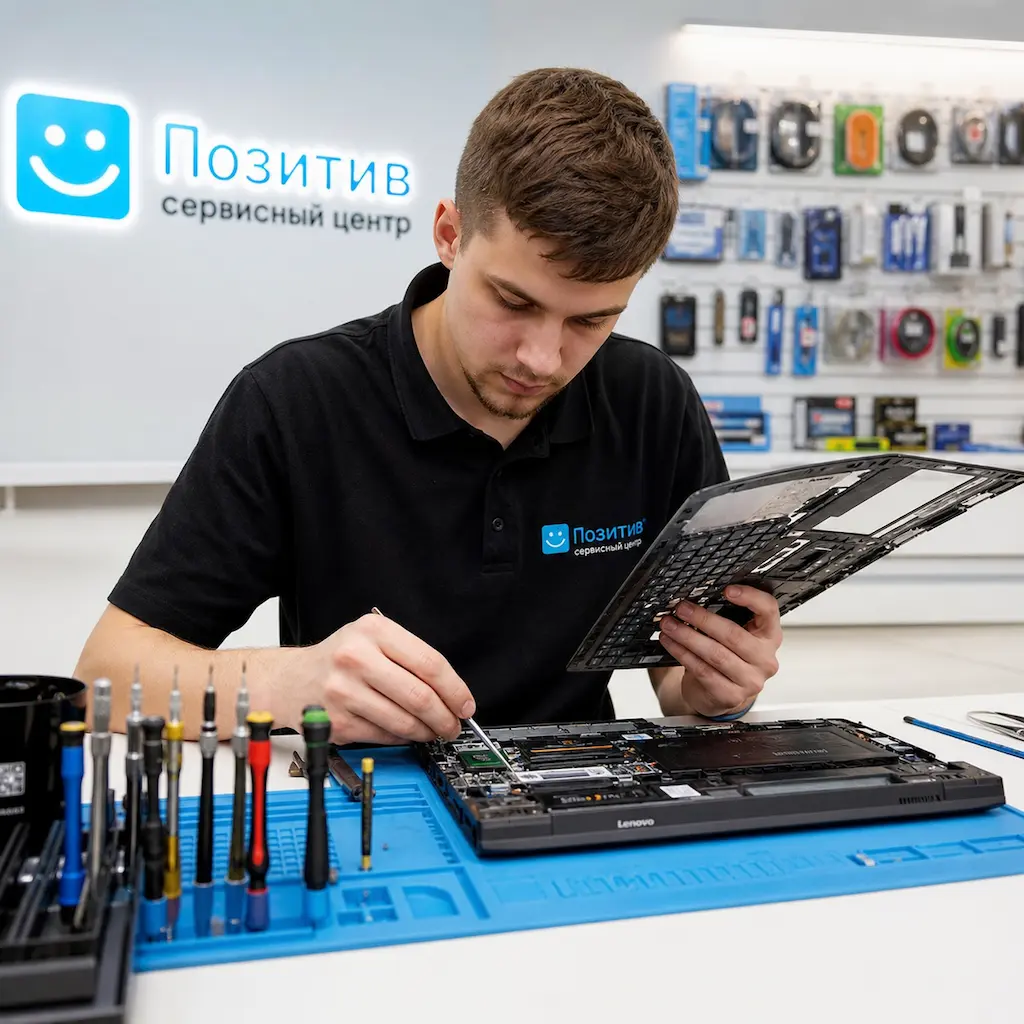 заменить клавиатуру на ноутбуке Lenovo в Чапаевске