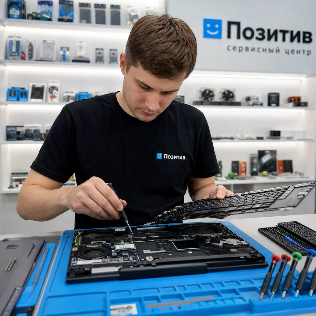 заменить клавиатуру на ноутбуке Samsung в Чапаевске