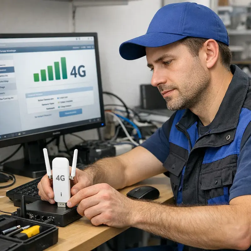 Настройка LTE модема в Чапаевске