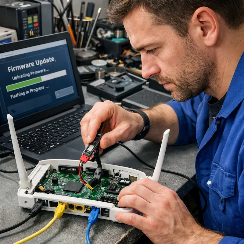 Обновление прошивки роутера в Чапаевске