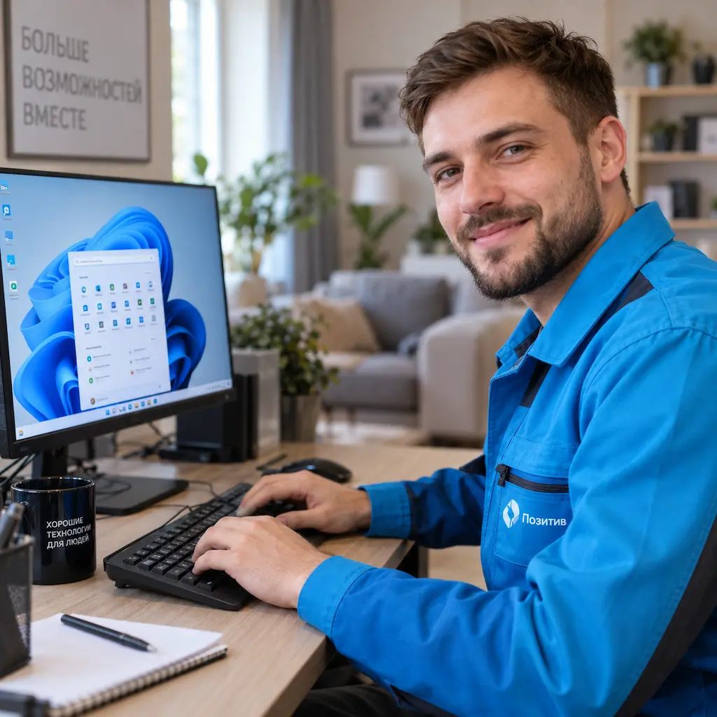 Настройка Windows в Чапаевске на дому