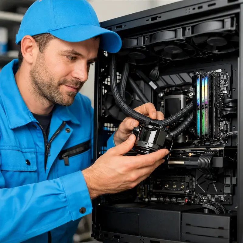 Установка СЖО на ПК в Чапаевске