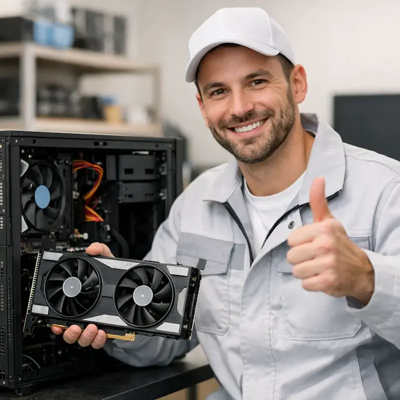 установка видеокарты на ПК в Чапаевске