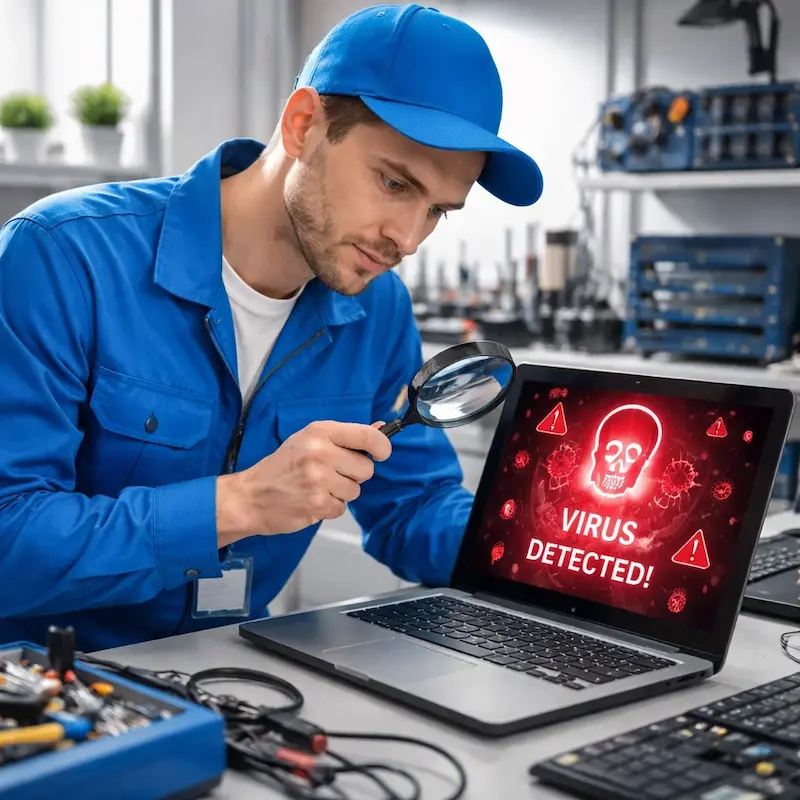 Поиск компьютерных вирусов в Чапаевске